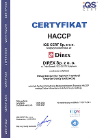 Certyfikat HACCP